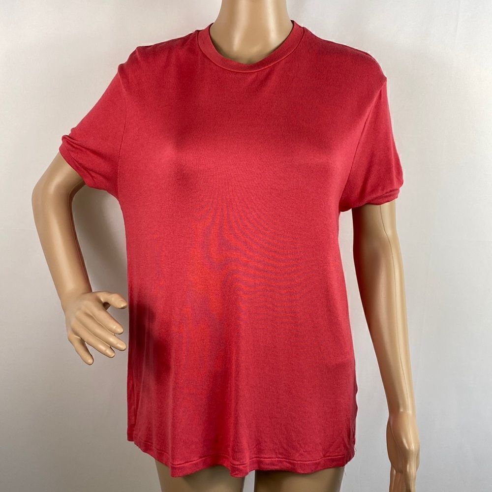❤️Last Chance Zara pinkish red short sleeve tee soft touch size M